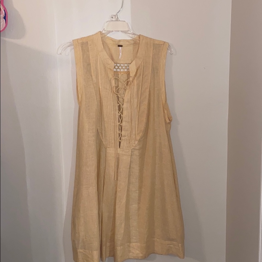 Yellow Free People dress!